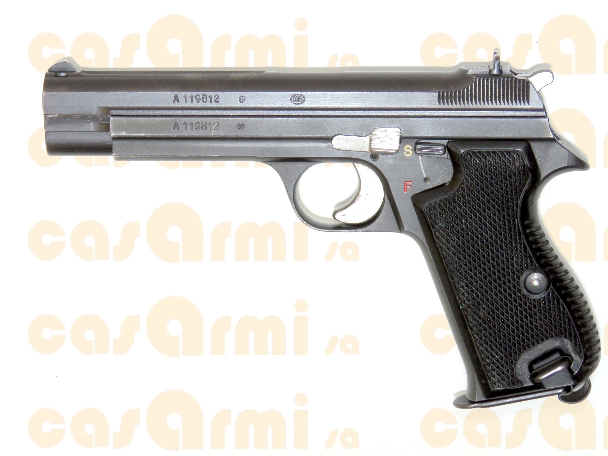 SIG mod. P210/2, con fodero e secondo caricatore 9 Para